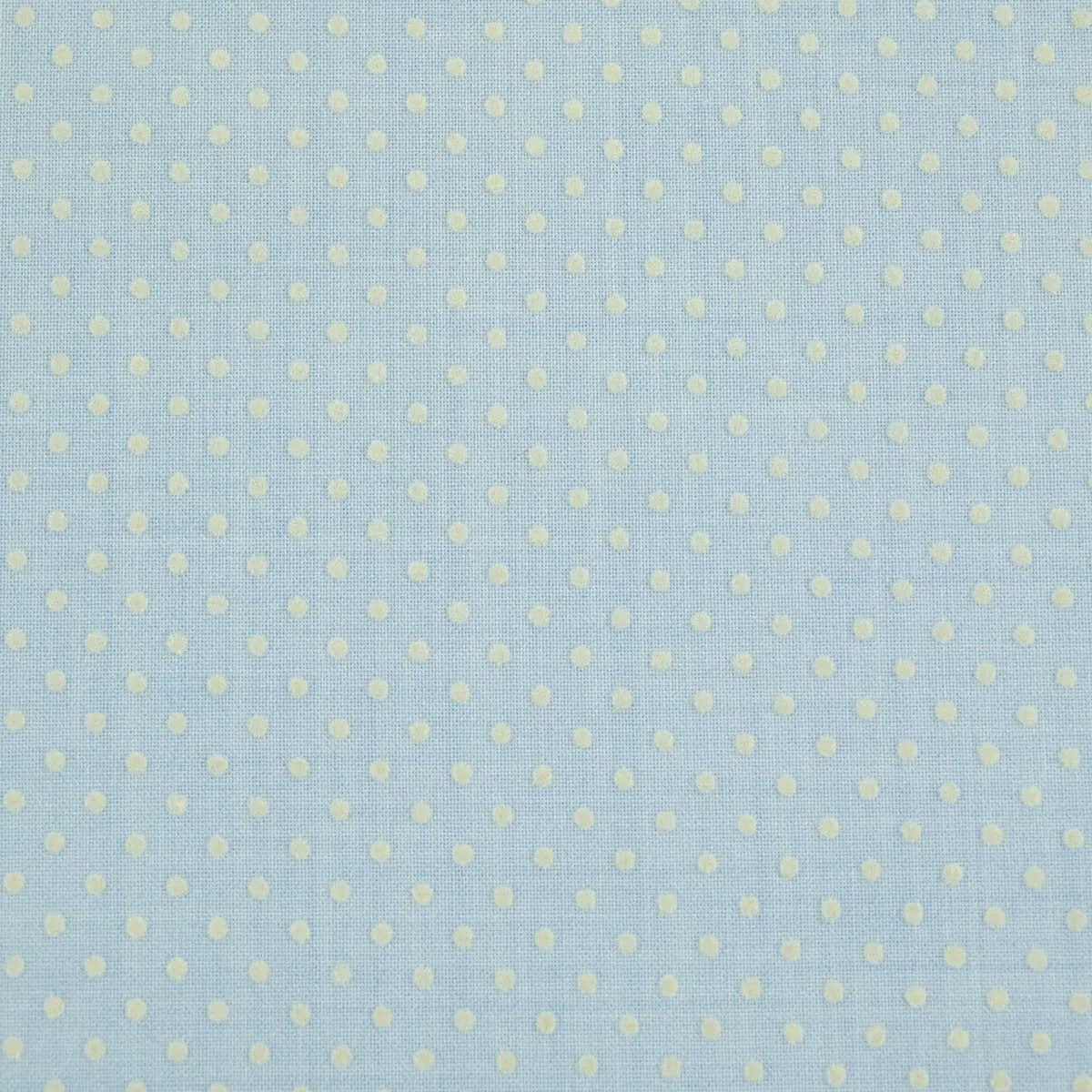 Baby Blue Polka-Dot Flock Fabric 99764