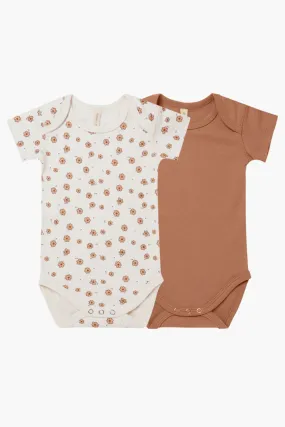 Baby Onesie Quincy Mae 2-Pack Amber