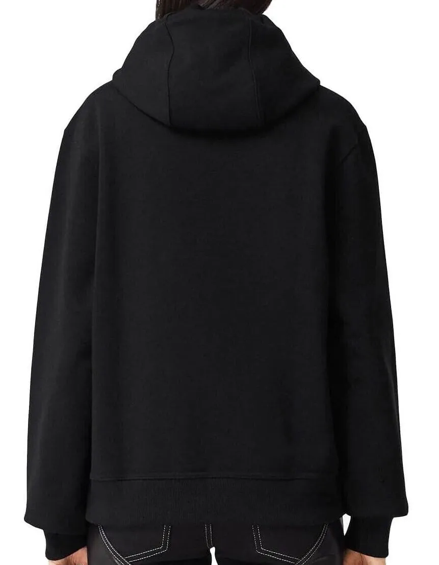 Burberry Graphic Logo Black Sweatshirt with Elastic Cuffs