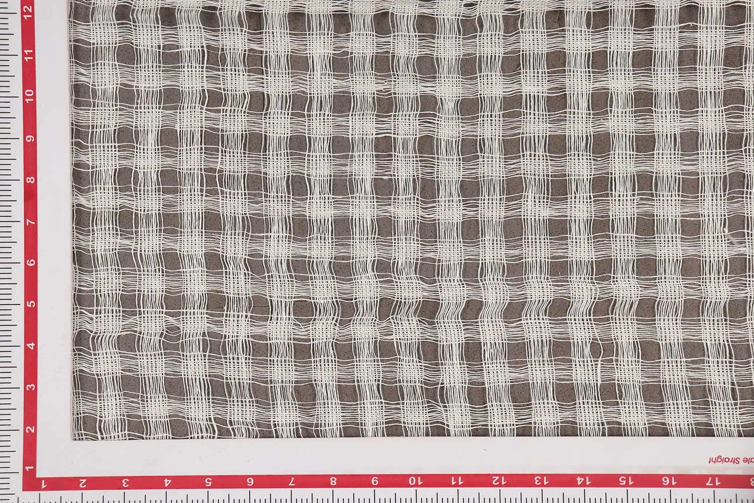 Cream Check Linen Missing Fabric