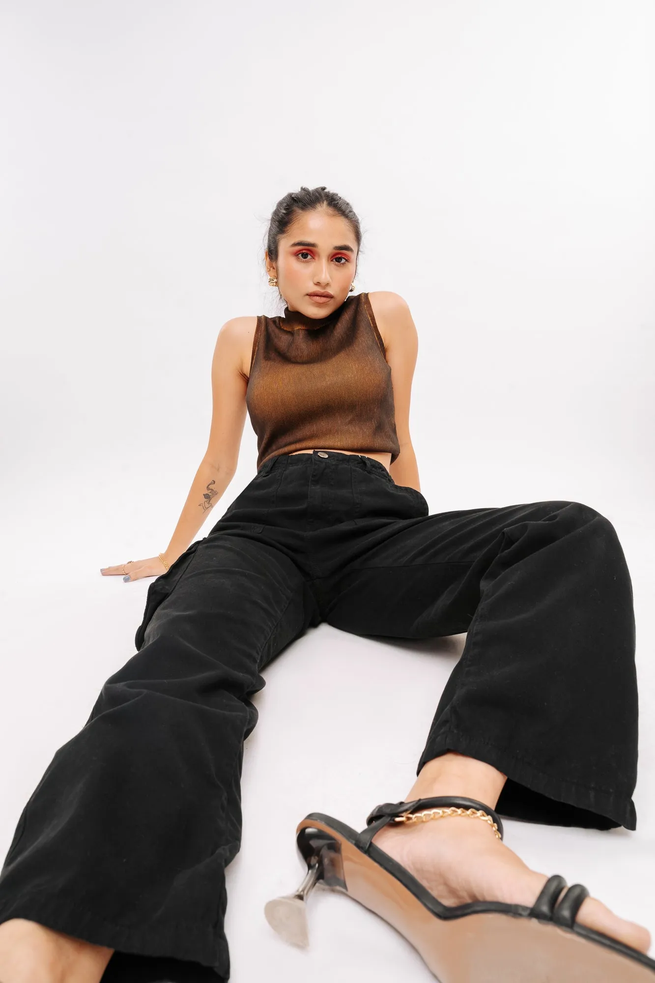 Denim Jade Cargo Pants