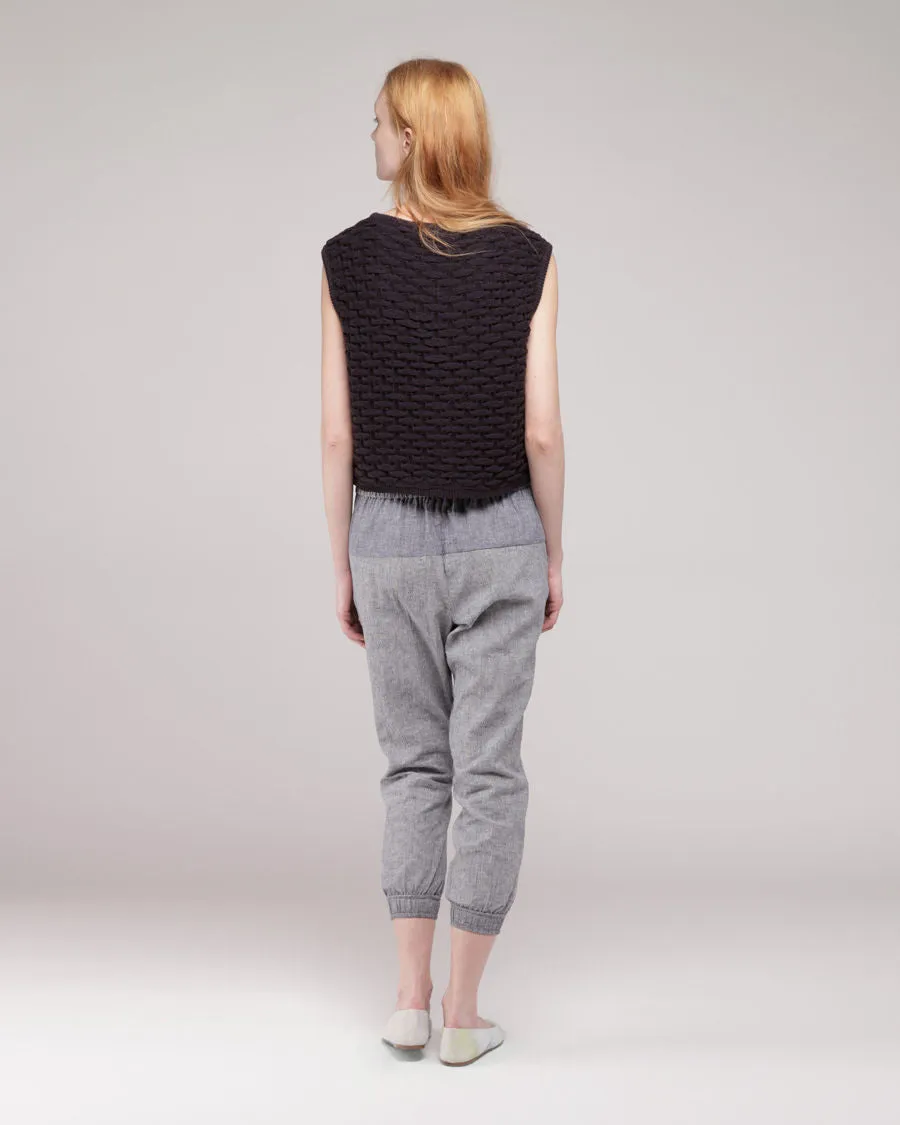 Drawstring Yoke Pants