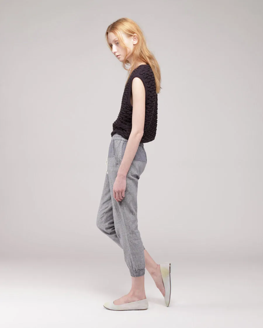 Drawstring Yoke Pants