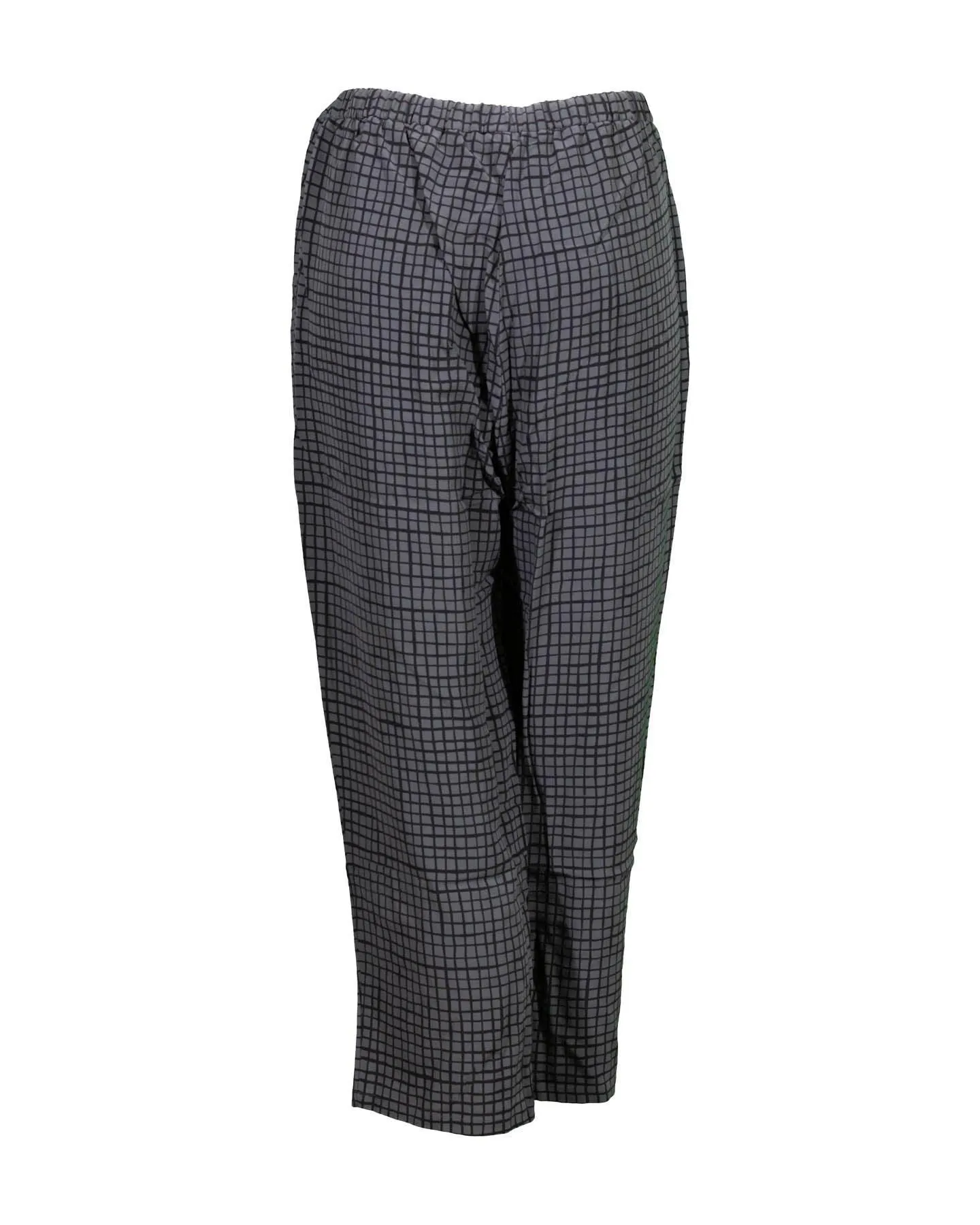 Eileen Fisher Slouchy Cropped Grid Pants