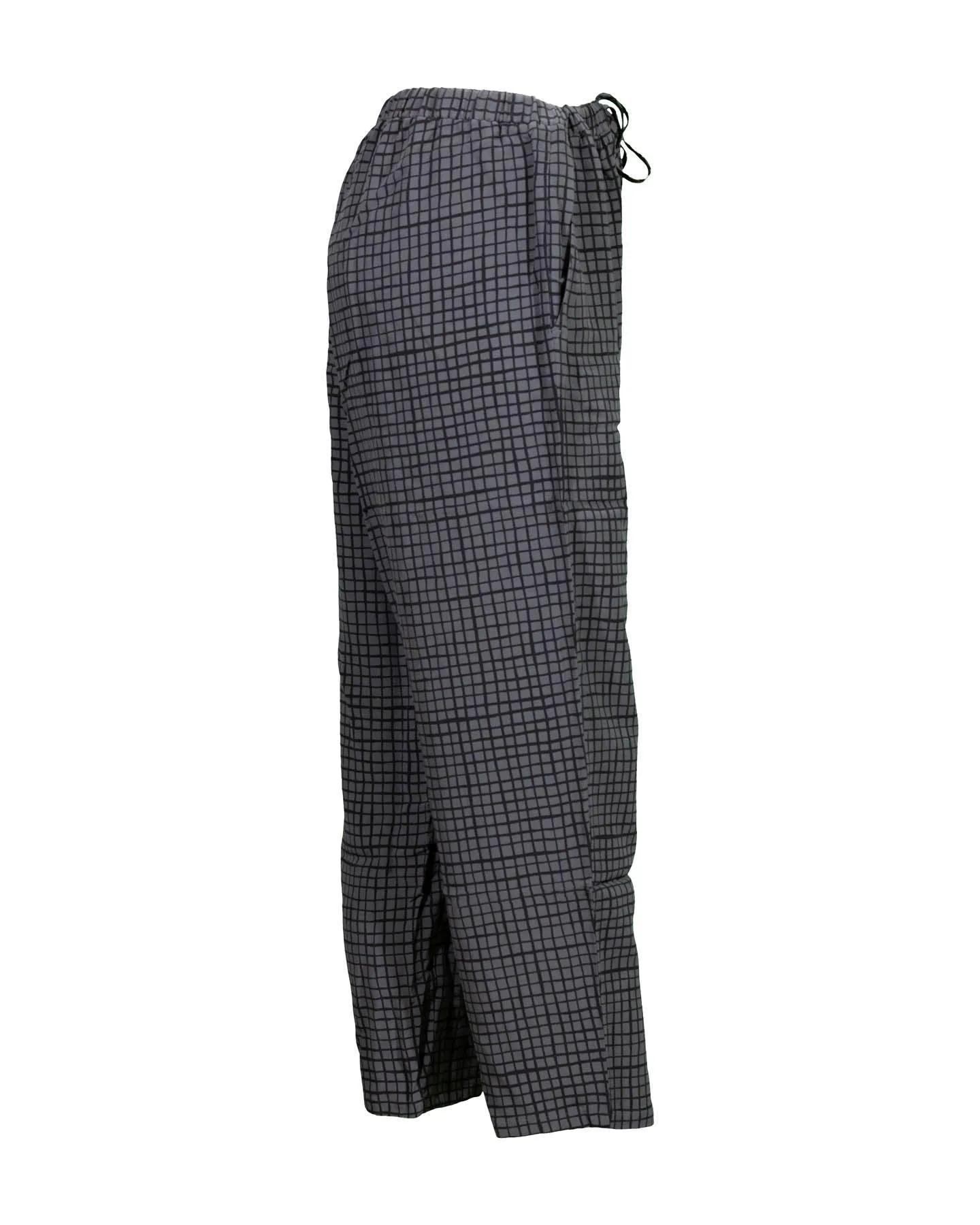 Eileen Fisher Slouchy Cropped Grid Pants