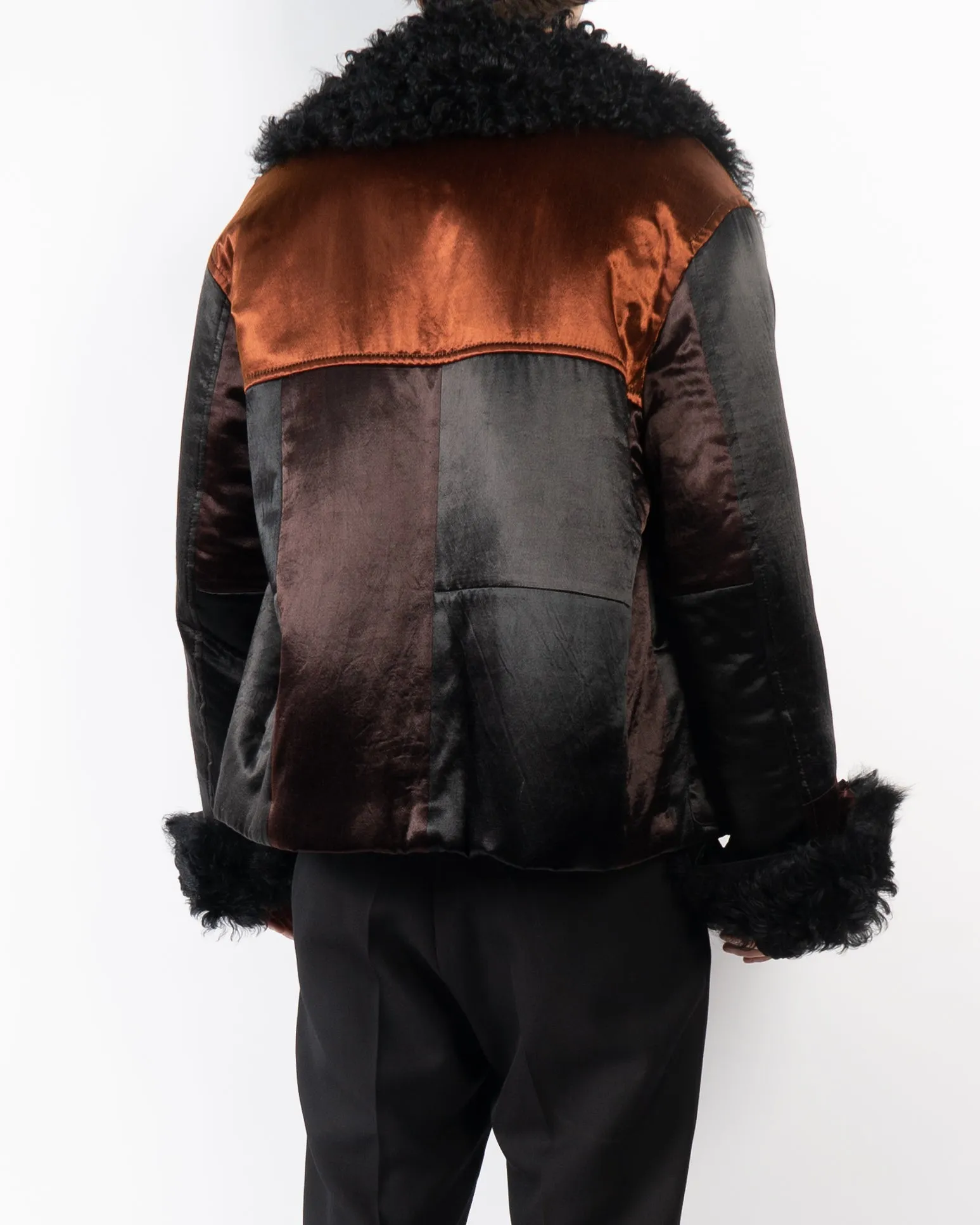 FW18 Burnt Orange Fur Jacket