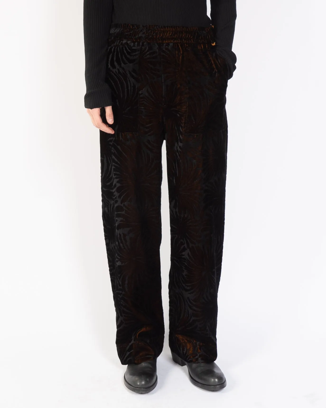 FW18 Floral Velvet Pyjama Trousers