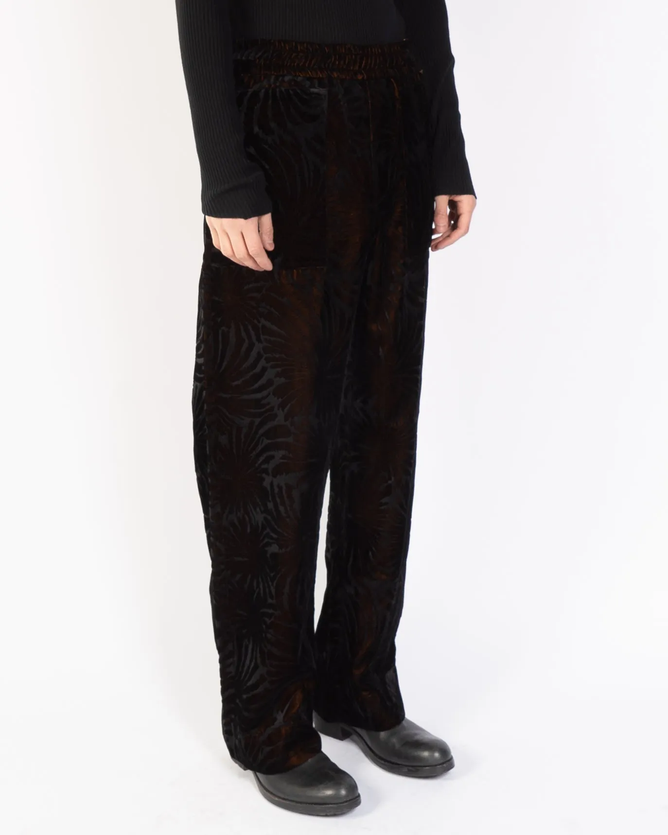 FW18 Floral Velvet Pyjama Trousers