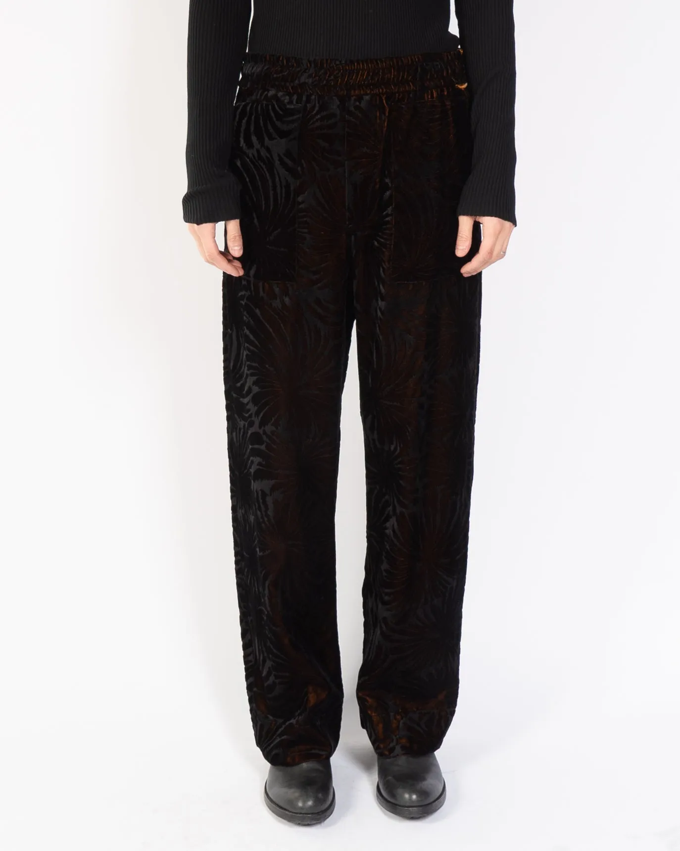 FW18 Floral Velvet Pyjama Trousers