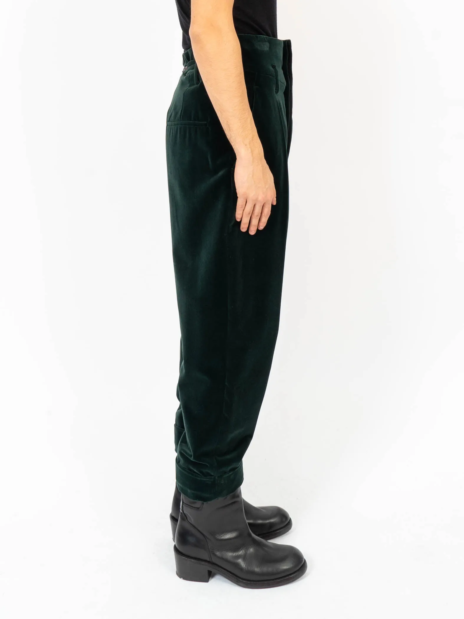 FW18 Green Velvet Trousers