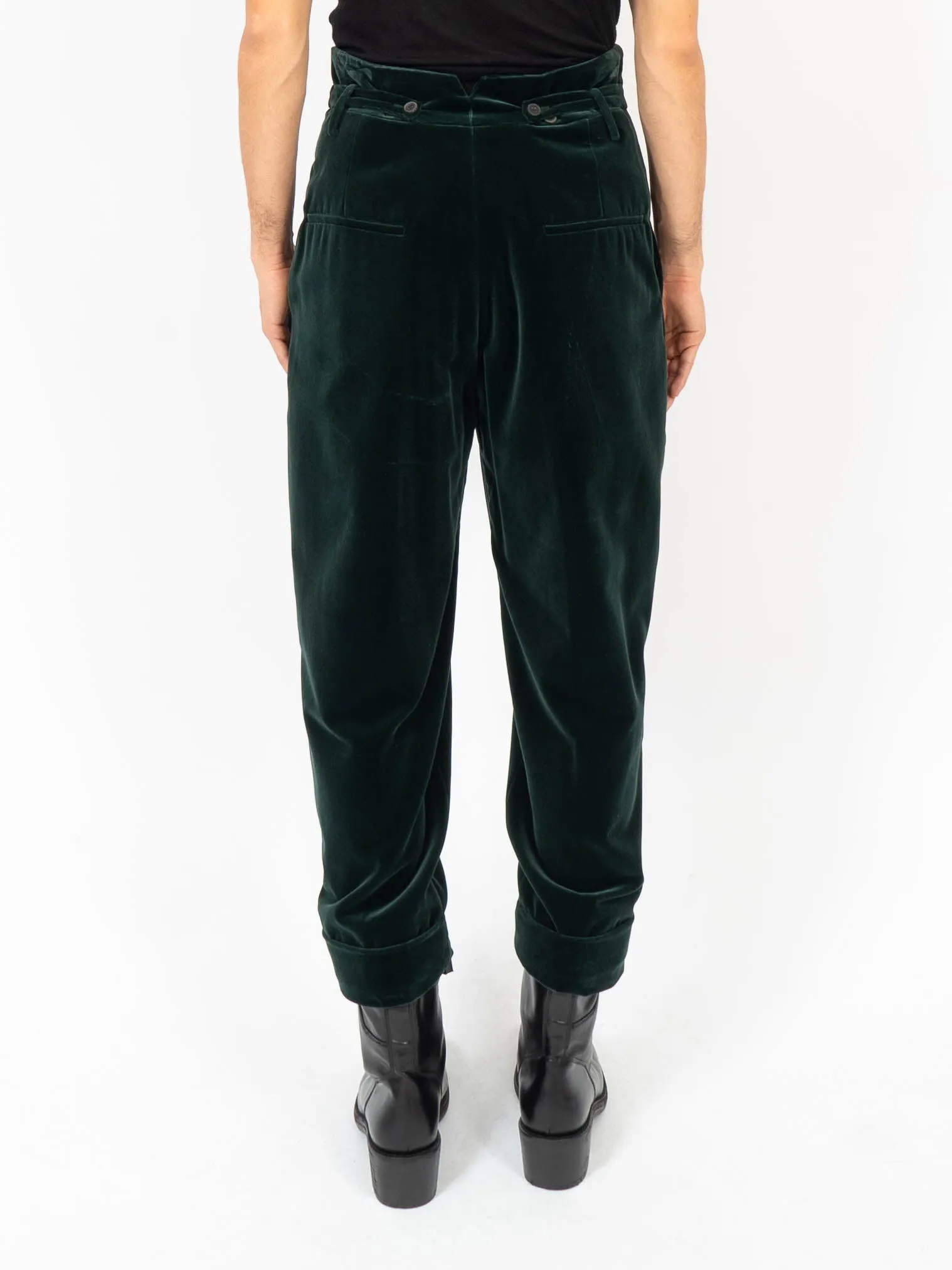 FW18 Green Velvet Trousers