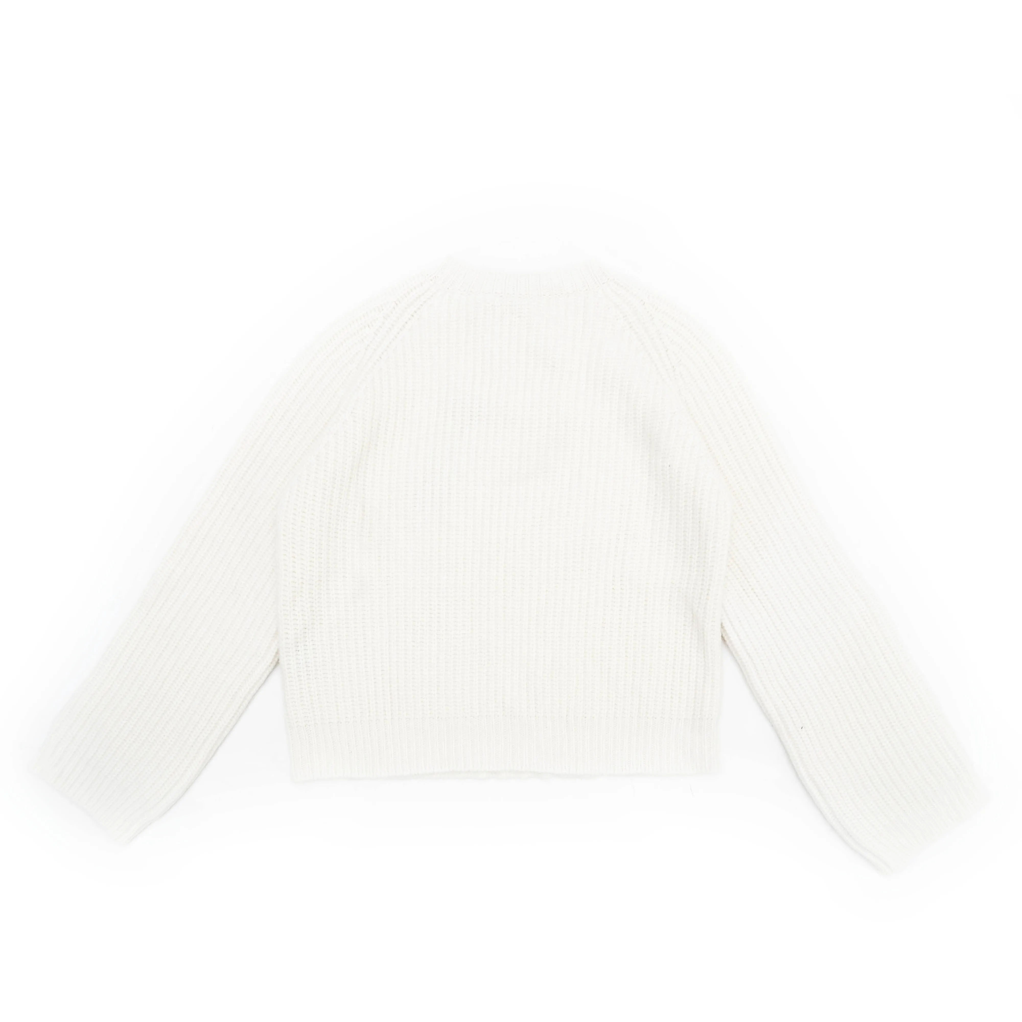 FW18 Ivory Boxy Angora Wool Knit