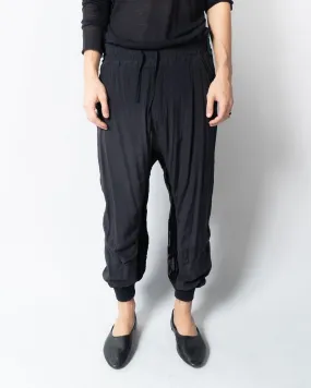 FW18 Velvet Stripe Silk Jogger