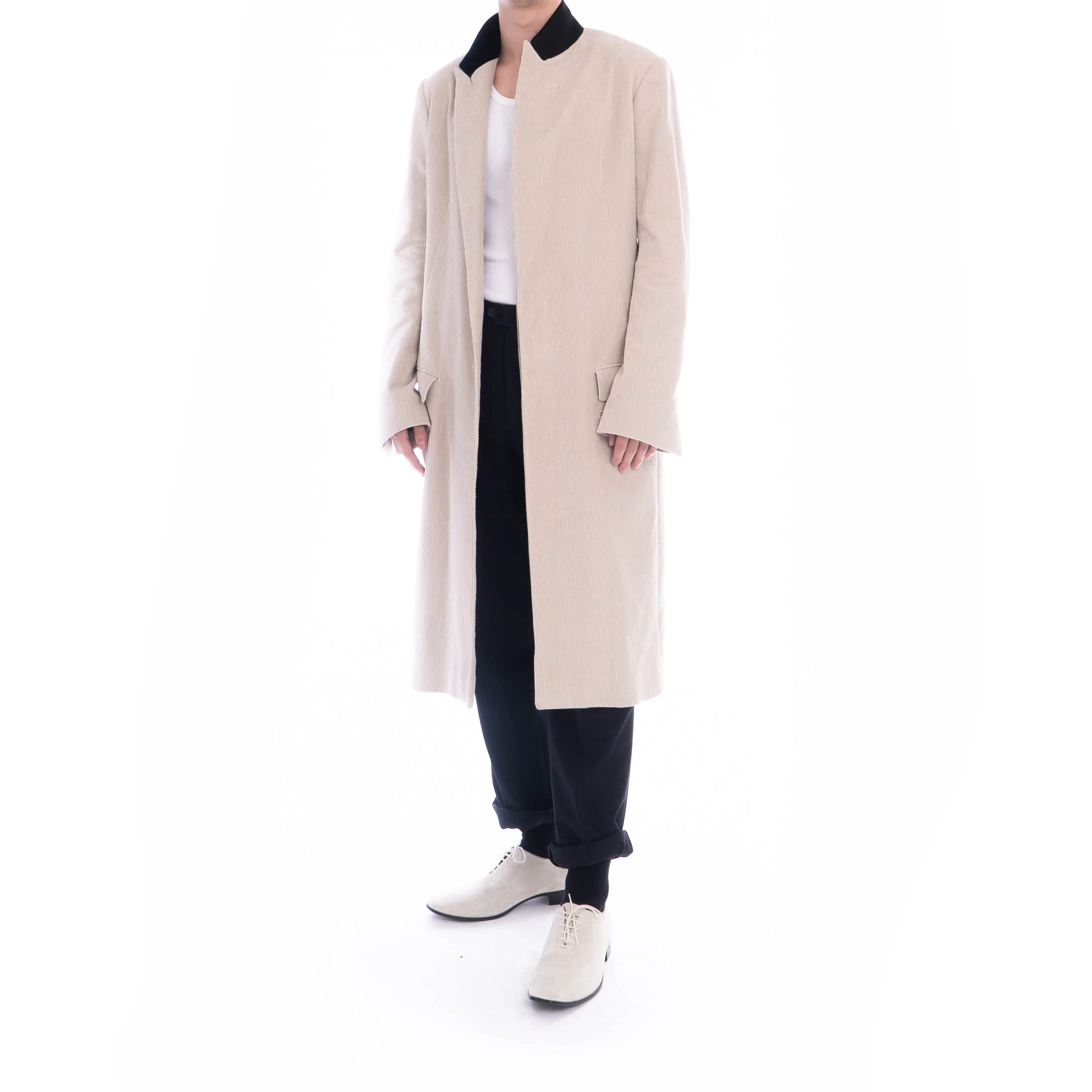 FW19 Beige Corduroy Coat