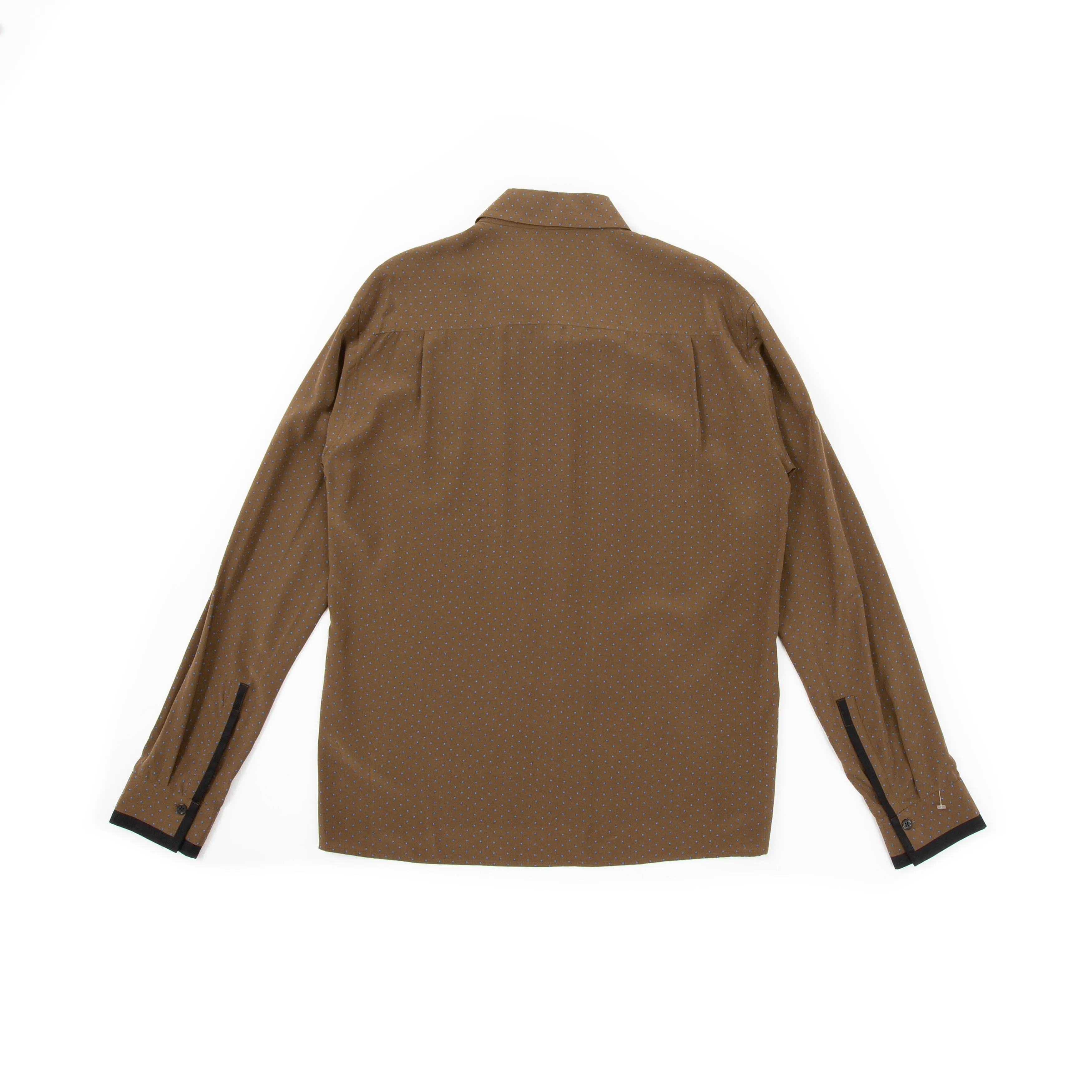 FW19 Dotted Spencer Mud Silk Shirt