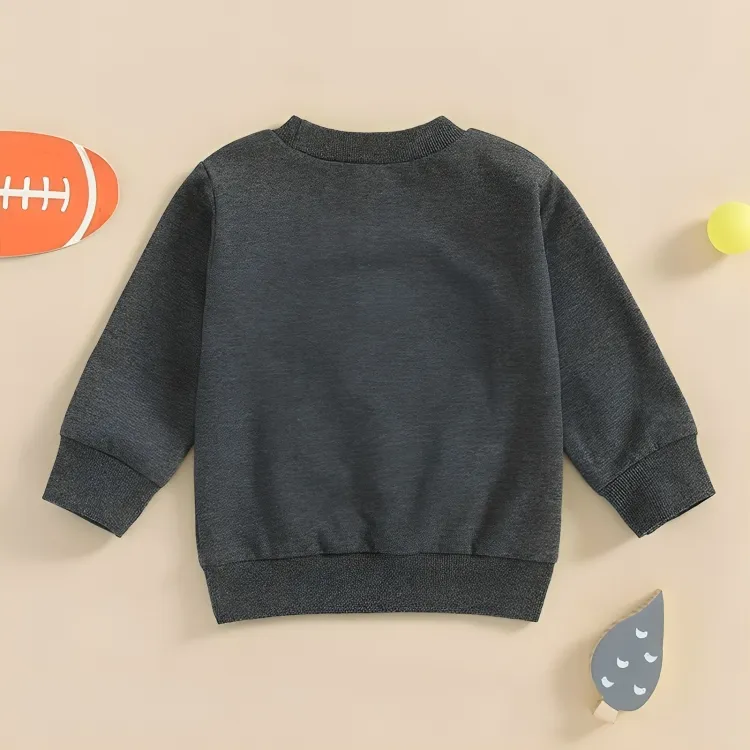 Game Day Football Embroidered Baby Sweatshirt