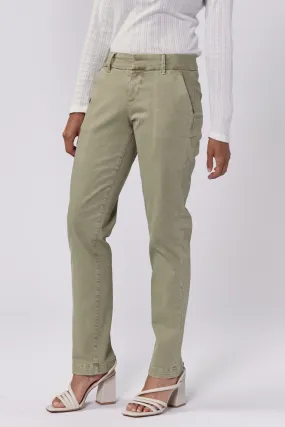 Hampton Mid Rise Pants | Abbey Stone