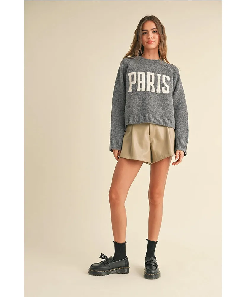 Hello Paris Wool Sweater