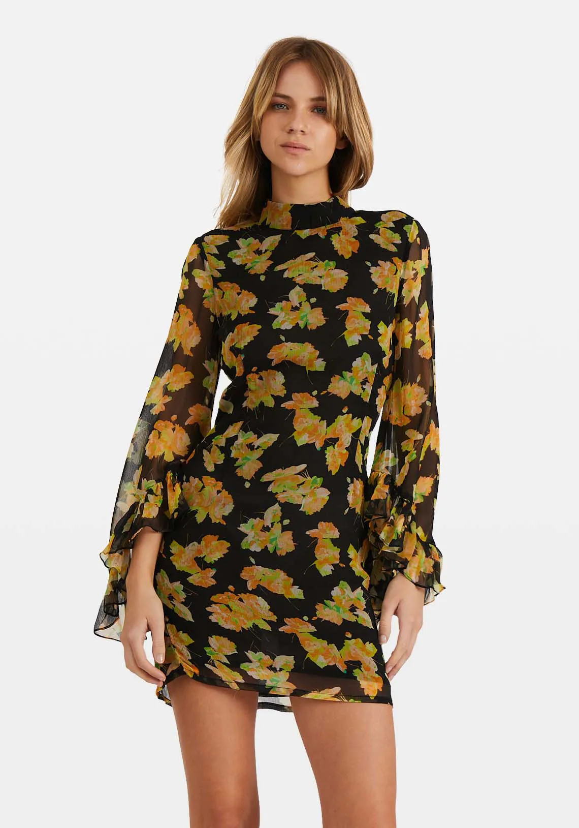 Hollywood Dress Midnight Floral