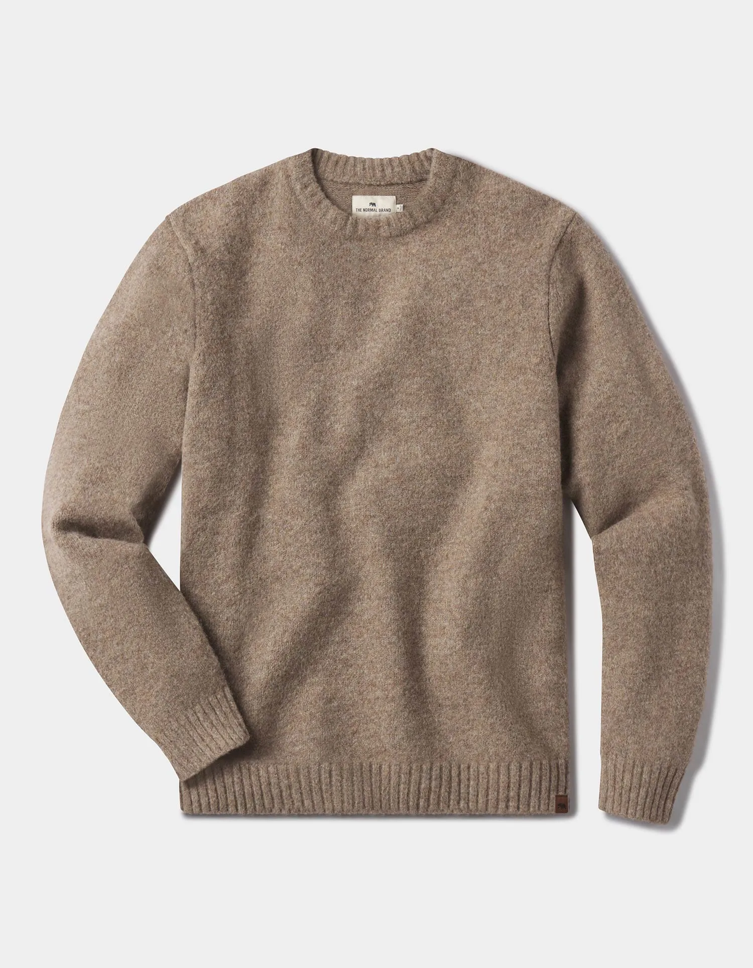 Homebound Crewneck Sweater in Toasted Chestnut