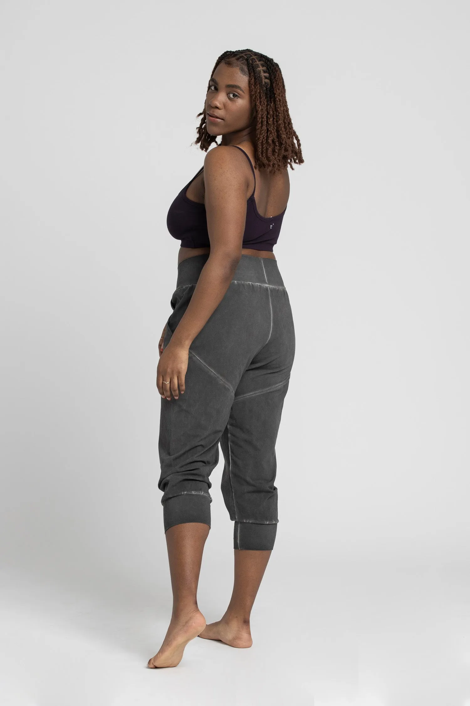 I'mPerfect Stonewash Slouchy Capri Pants 25%off