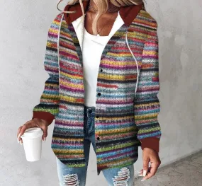 Ivyshape | Colorful Hooded Jacket for Women