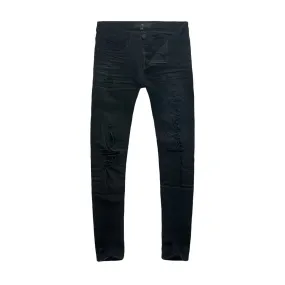 Jordan Craig Men's Ripped Jean Pants Jet Black