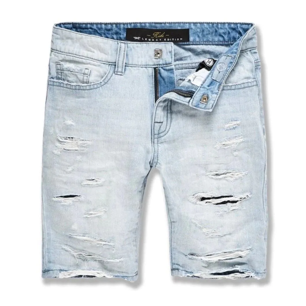 Jordan Craig Ripped Kids' Shorts Ice Blue