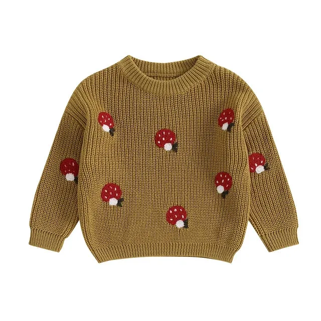 LUCKY MUSHROOM Knitted Sweater