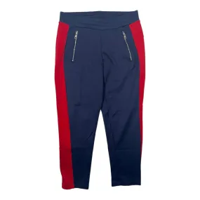 Moncler Stripe Track Pants Navy/Red Pre-Owned