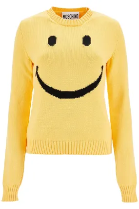 Moschino Smiley Cotton Blend T-Shirt