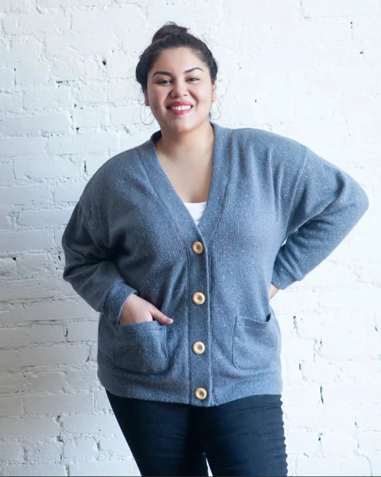 Sewing Kit - Marlo Sweater in Snug Mauve Sweater Knit