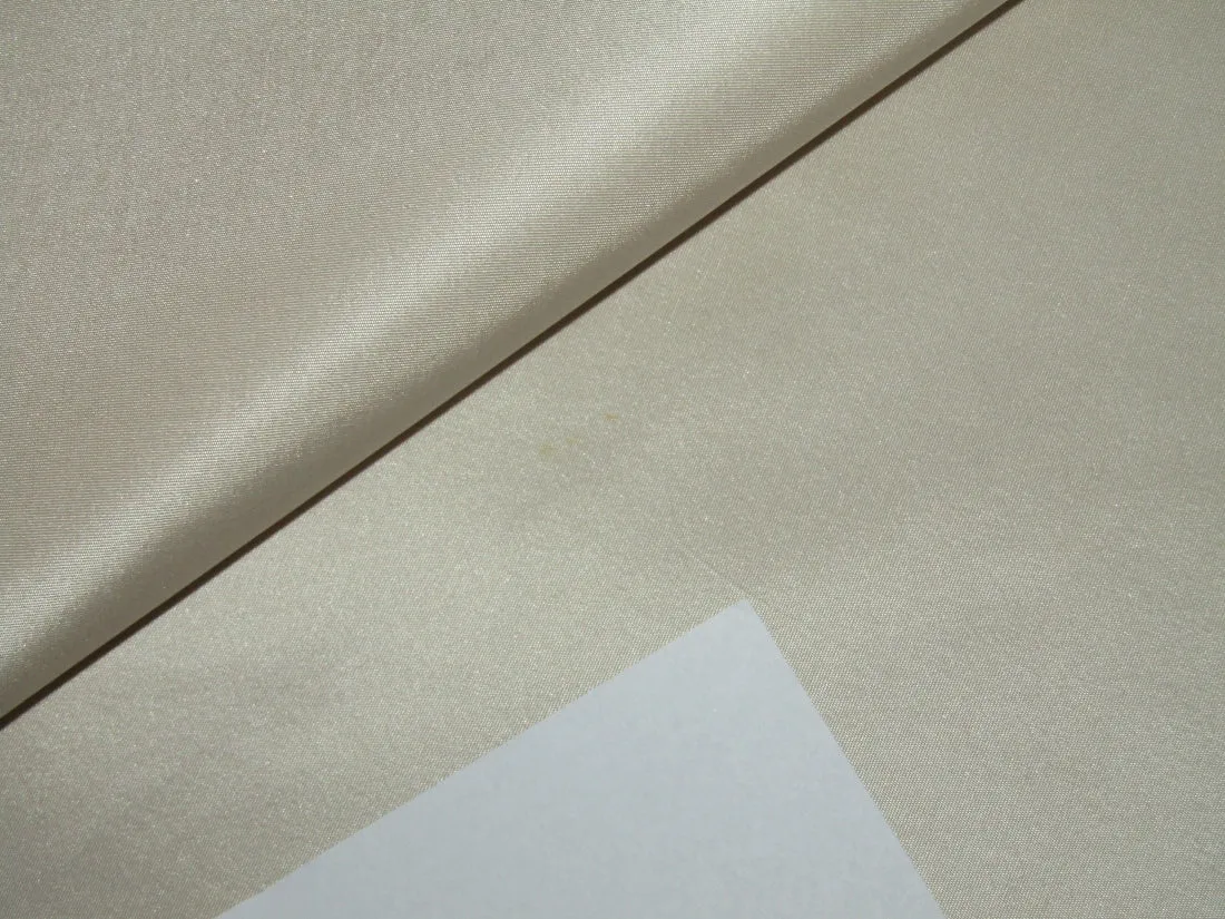 SILK Taffeta fabric awesome silky CREAM color 54" wide TAF63[4]