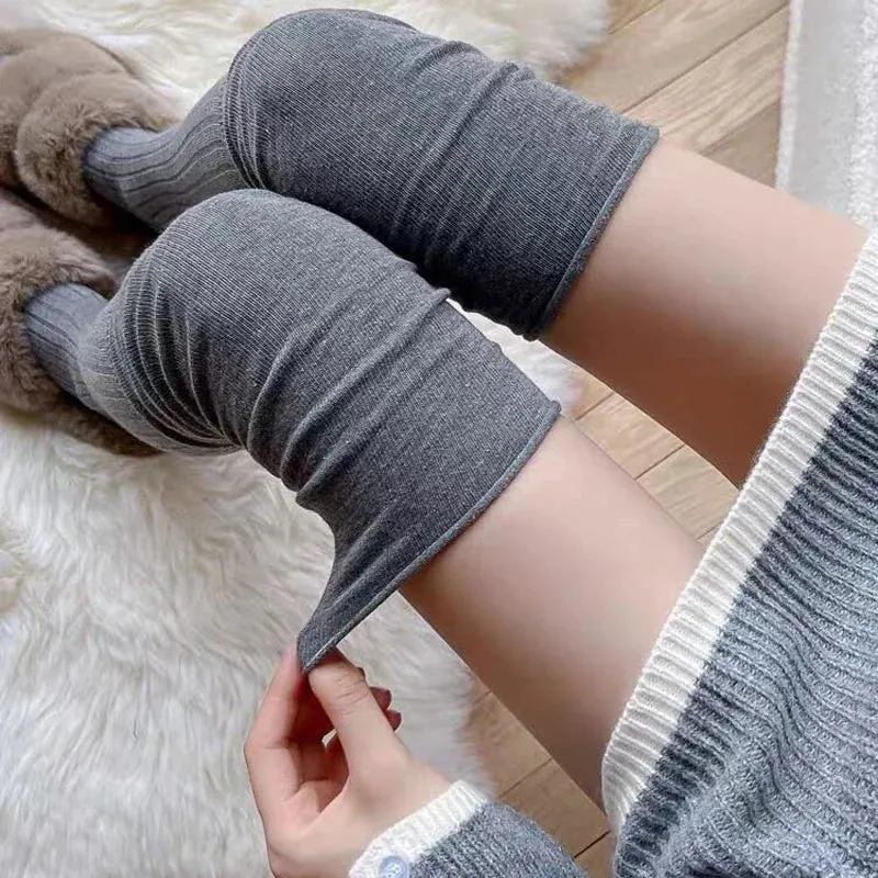 Slouchy Thigh High Socks