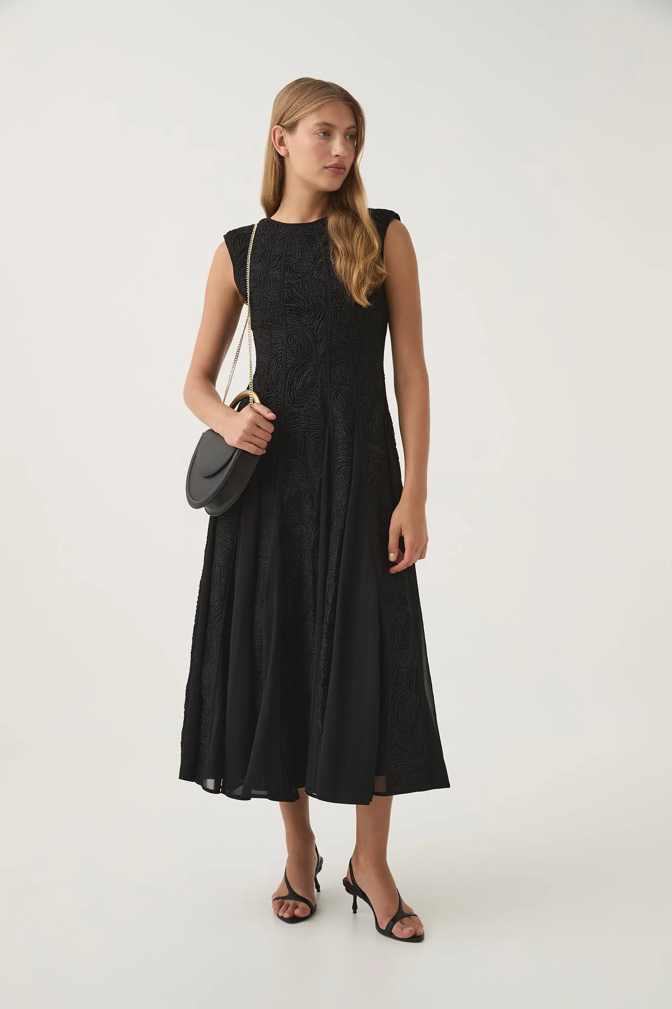 Soleil Lace Midi Dress