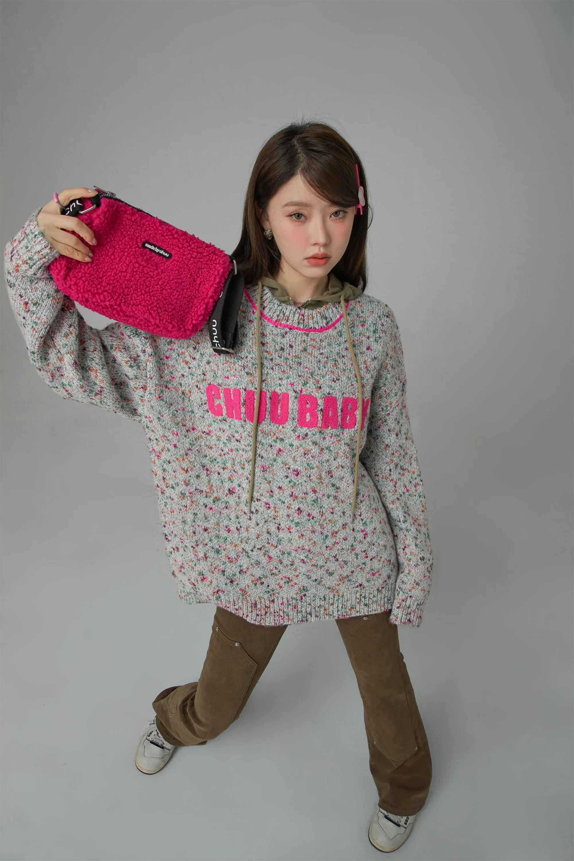 Sprinkles Everywhere Loose Fit Knit Sweater