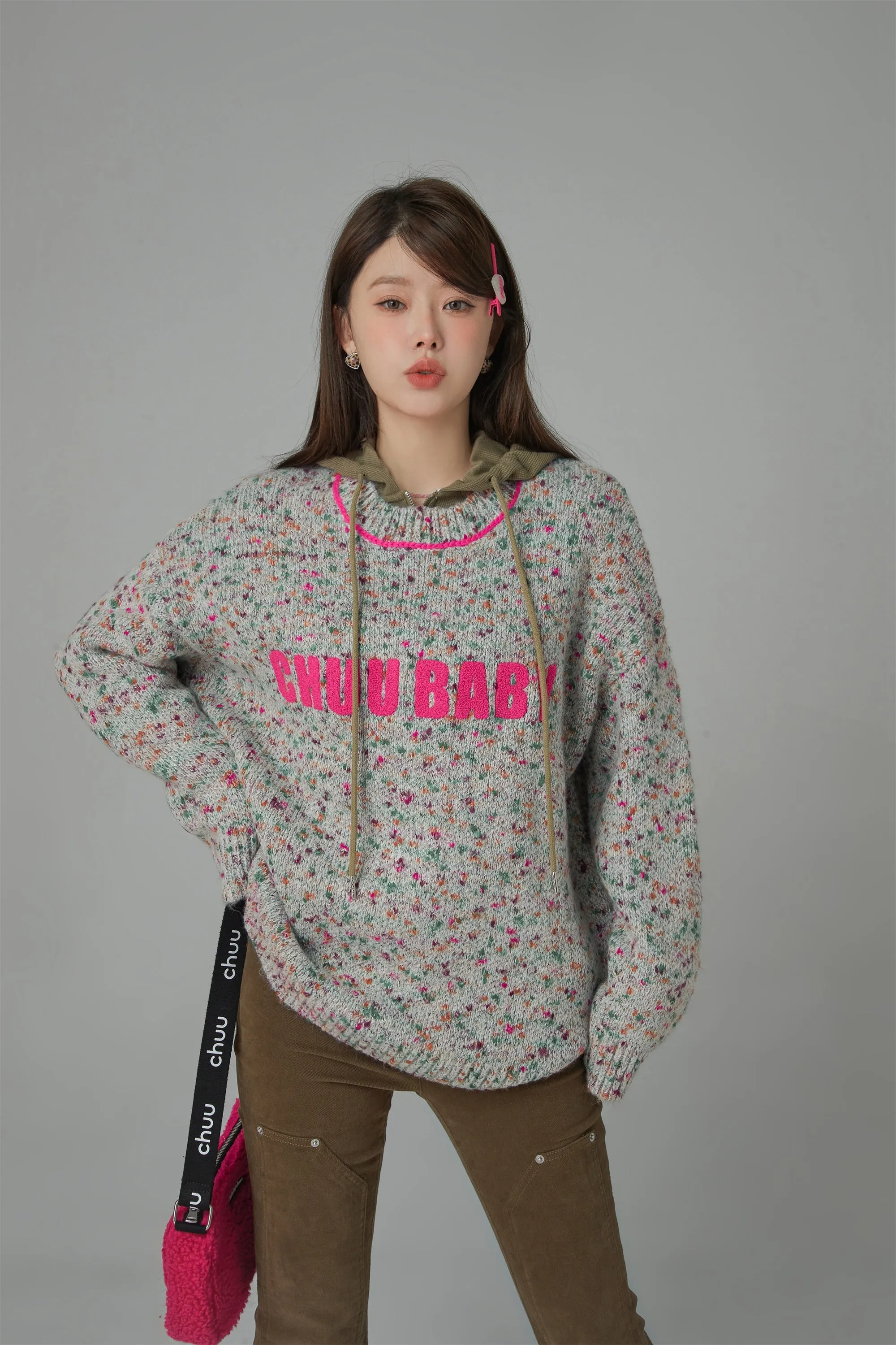 Sprinkles Everywhere Loose Fit Knit Sweater