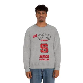 This Is What A NC State Senior Looks Like Unisex Heavy Blend™ Crewneck Sweatshirt