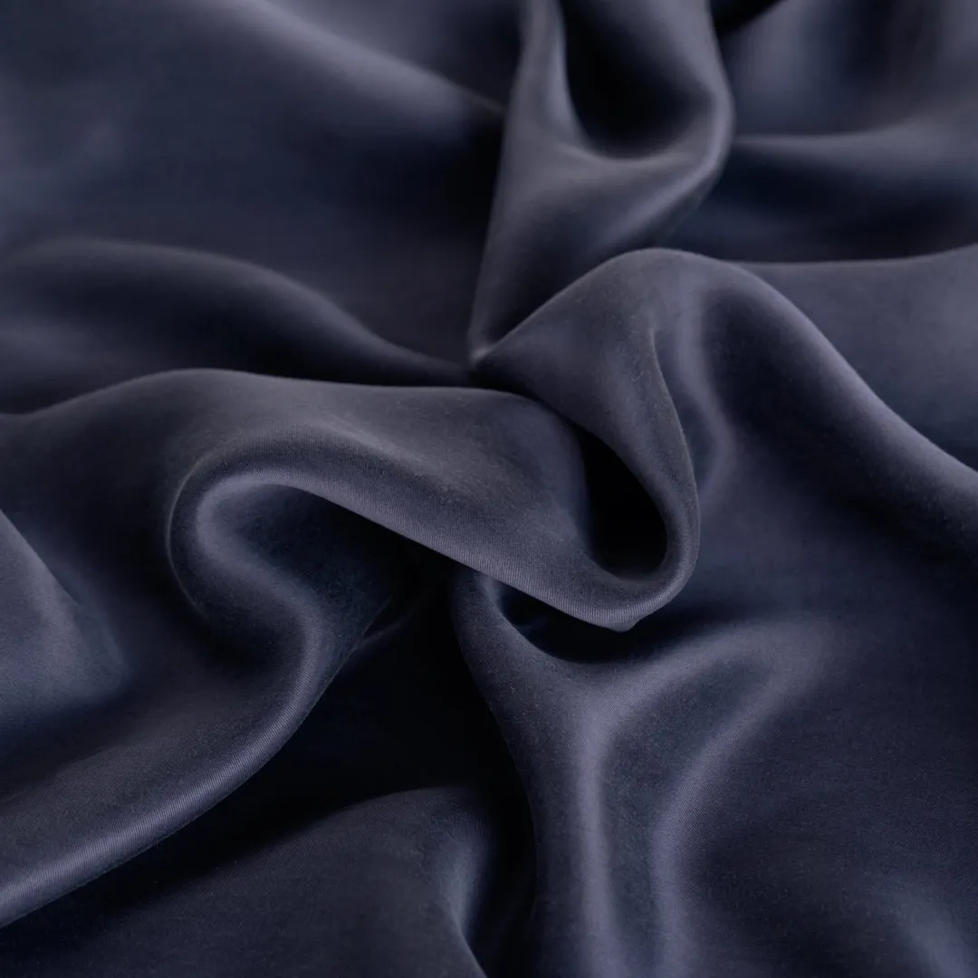 Velvety Sandwashed Cupro - Navy