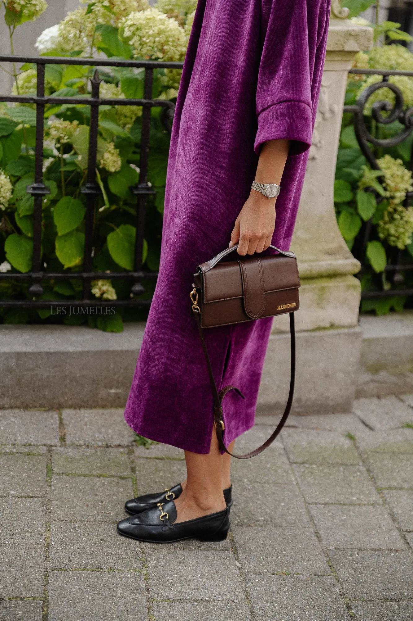 Vida velvet maxi dress magenta