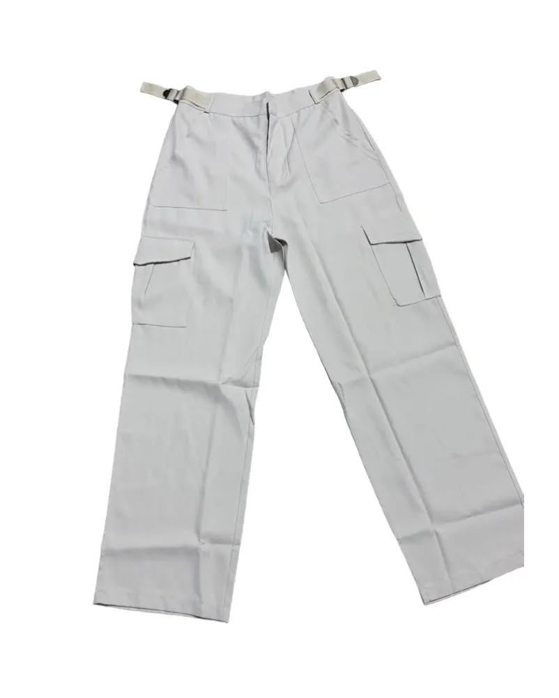 Waist Clinched Cargo Pants