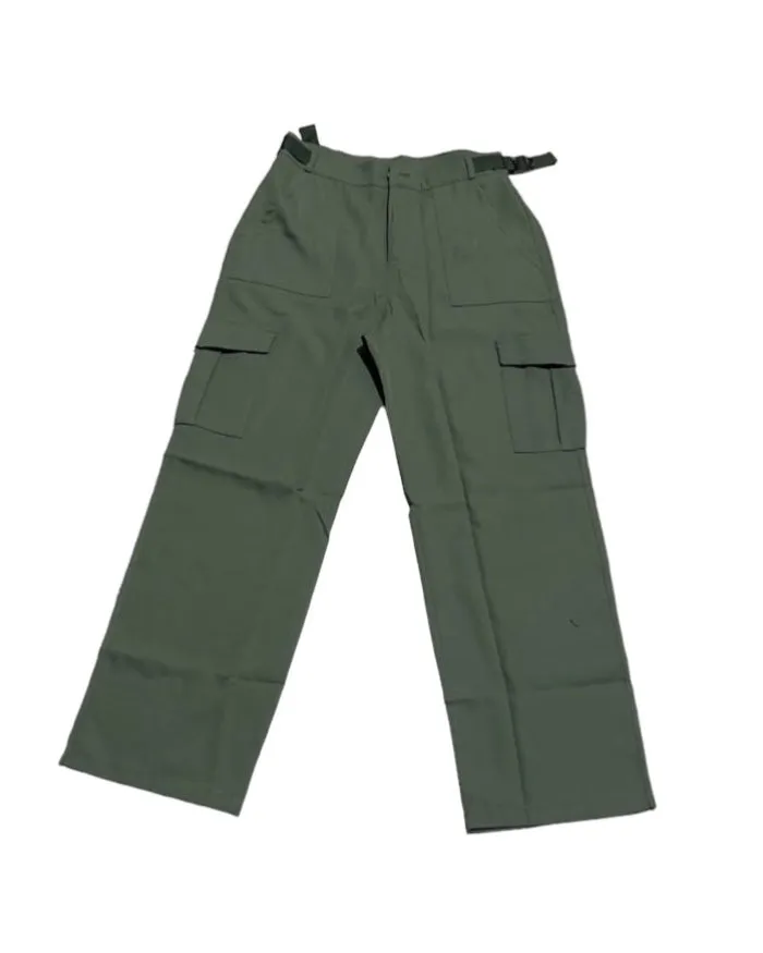 Waist Clinched Cargo Pants