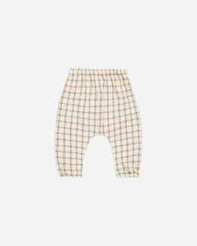 Woven Pant || Cinnamon Plaid