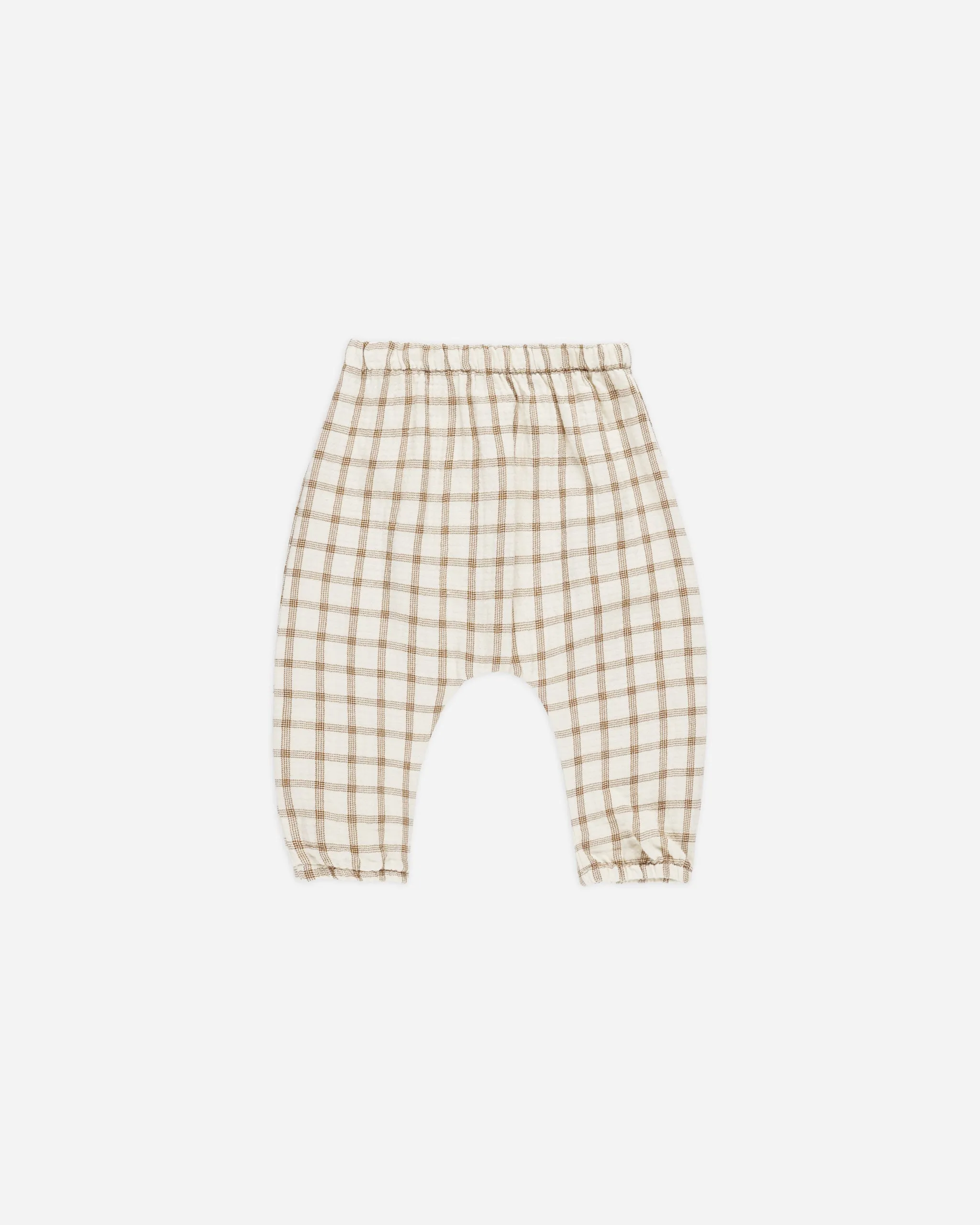 Woven Pant || Cinnamon Plaid