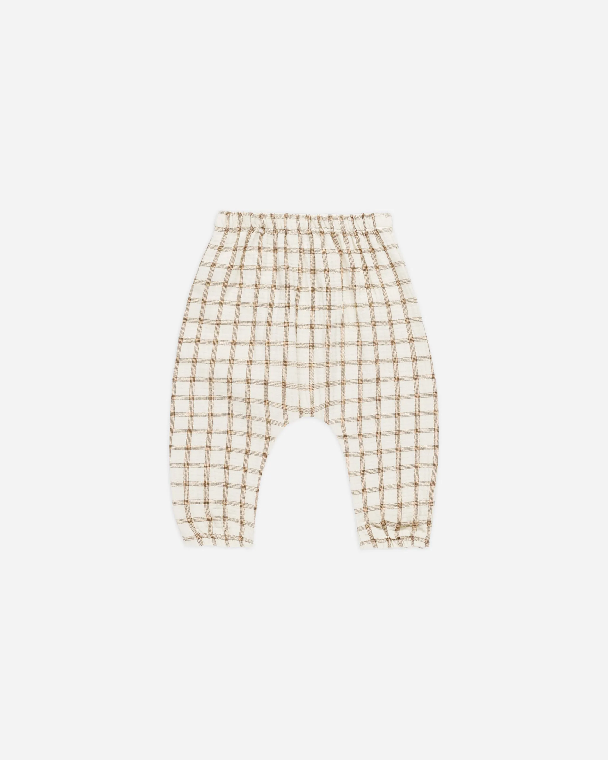 Woven Pant || Cinnamon Plaid