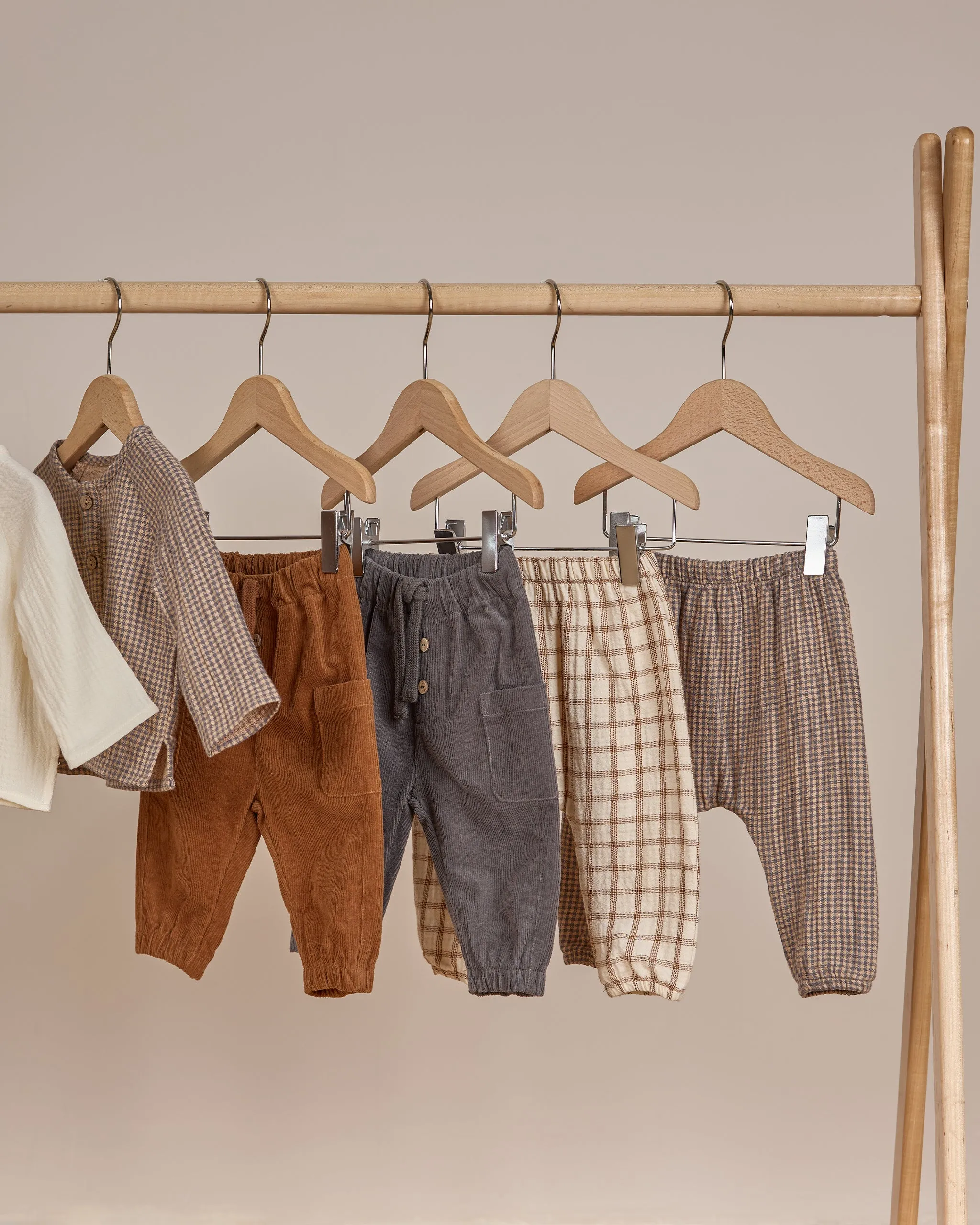 Woven Pant || Cinnamon Plaid